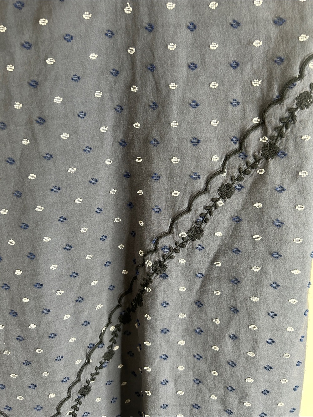 NWT LUCKY BRAND Blue Textured Patchwork Dress Size XXL - Picture 12 of 14